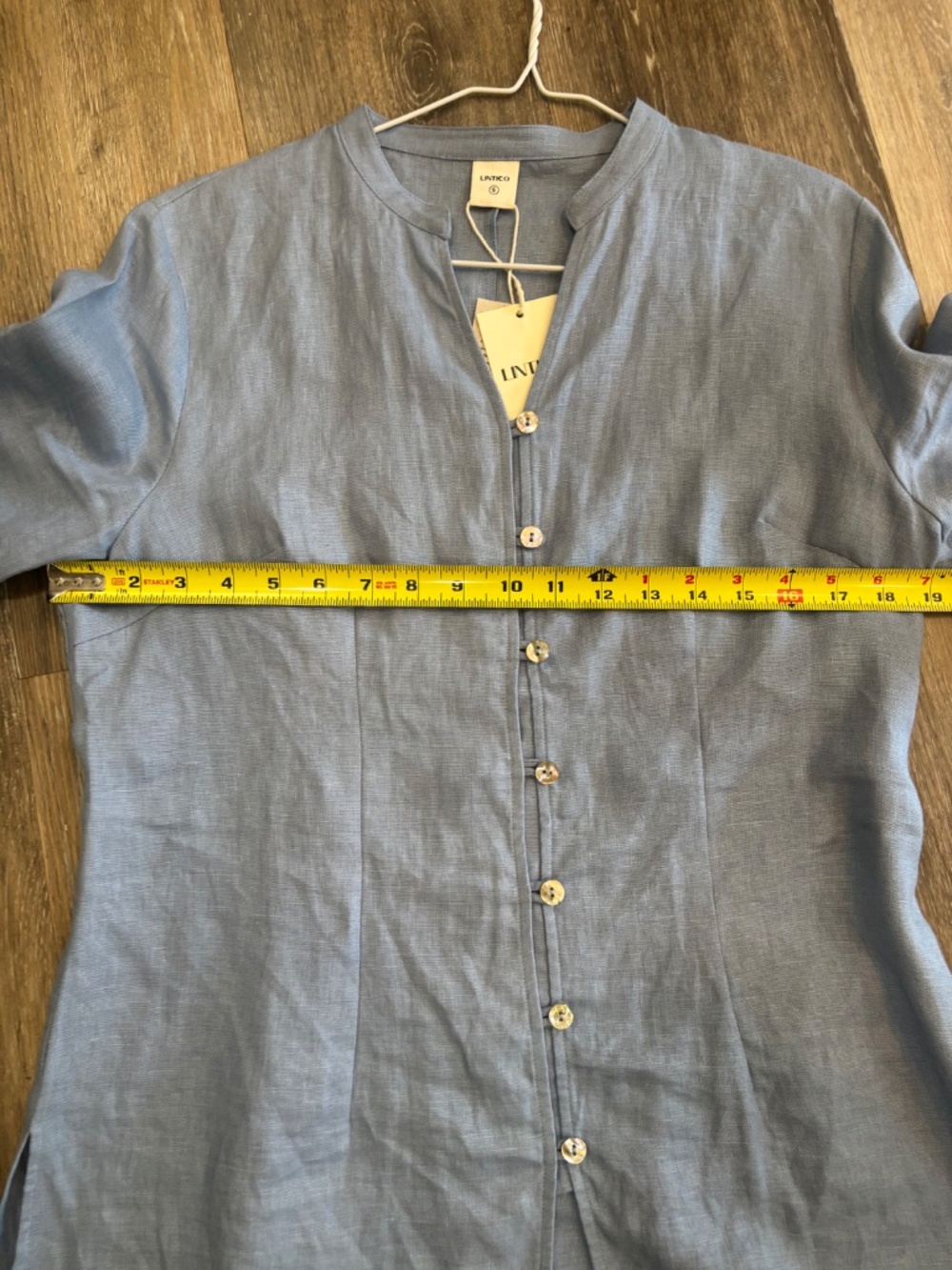 WOMENS LINEN LONG TOP - Picture 15 of 16
